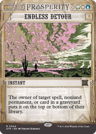 Endless Detour Outlaws of Thunder Junction: Breaking News Magic card