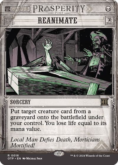 Reanimate Outlaws of Thunder Junction: Breaking News Magic card