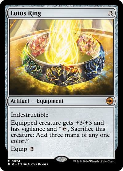 Lotus Ring Outlaws of Thunder Junction: The Big Score Magic card