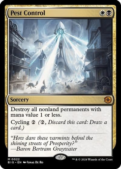 Pest Control Outlaws of Thunder Junction: The Big Score Magic card