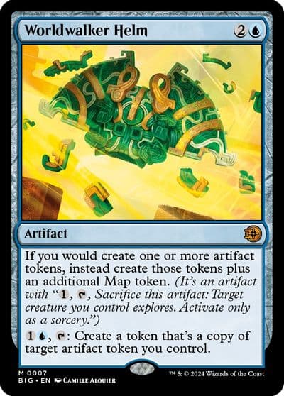 Worldwalker Helm Outlaws of Thunder Junction: The Big Score Magic card