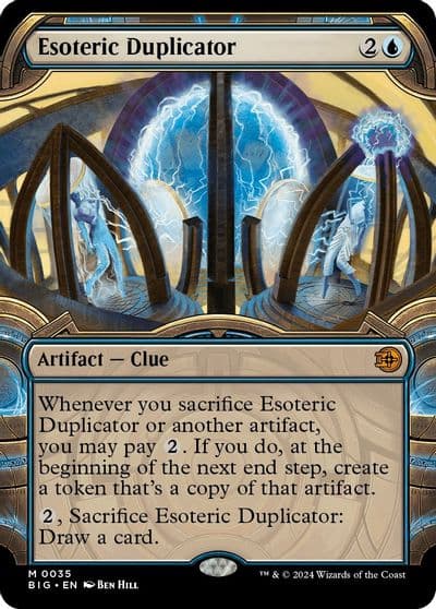 Esoteric Duplicator Showcase Outlaws of Thunder Junction: The Big Score Magic card
