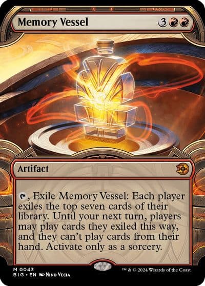 Memory Vessel Showcase Outlaws of Thunder Junction: The Big Score Magic card