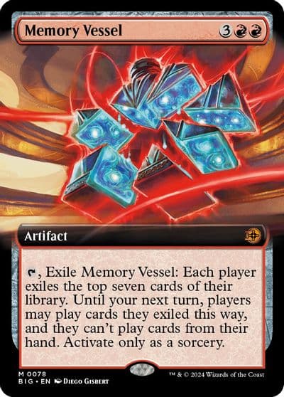 Memory Vessel Extended Art Outlaws of Thunder Junction: The Big Score Magic card