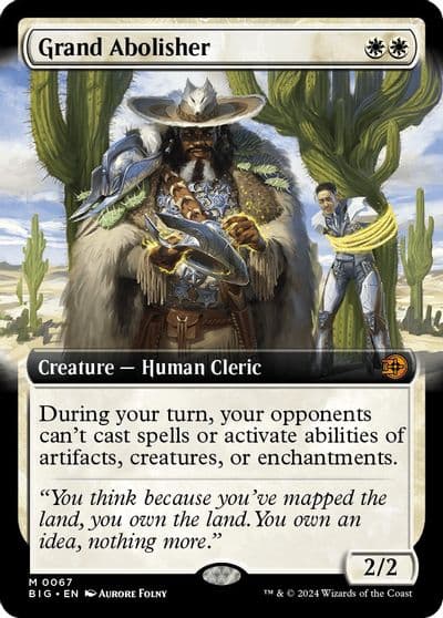 Grand Abolisher Extended Art Outlaws of Thunder Junction: The Big Score Magic card