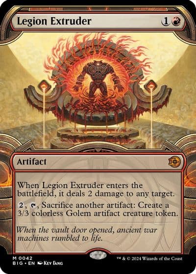 Legion Extruder Showcase Outlaws of Thunder Junction: The Big Score Magic card