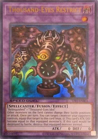 Thousand Eyes Restrict Speed Duel: Tournament Pack 7 Yu-Gi-Oh! card