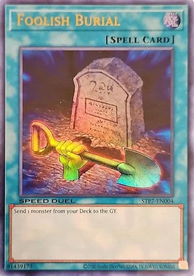 Foolish Burial Speed Duel: Tournament Pack 7 Yu-Gi-Oh! card