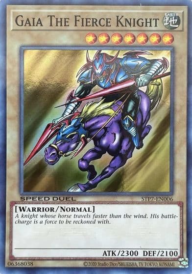 Gaia The Fierce Knight Speed Duel: Tournament Pack 7 Yu-Gi-Oh! card