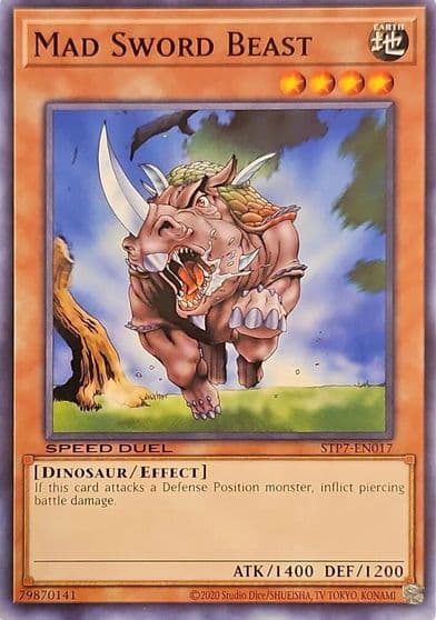 Mad Sword Beast Speed Duel: Tournament Pack 7 Yu-Gi-Oh! card