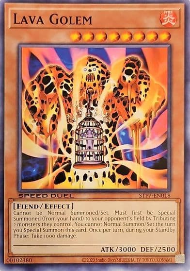Lava Golem Speed Duel: Tournament Pack 7 Yu-Gi-Oh! card