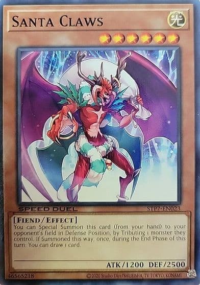 Santa Claws Speed Duel: Tournament Pack 7 Yu-Gi-Oh! card