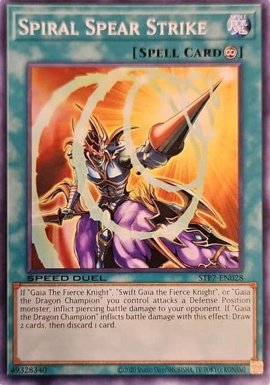 Spiral Spear Strike Speed Duel: Tournament Pack 7 Yu-Gi-Oh! card