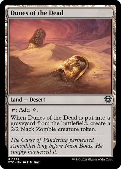 Dunes of the Dead Commander: Outlaws of Thunder Junction Magic card