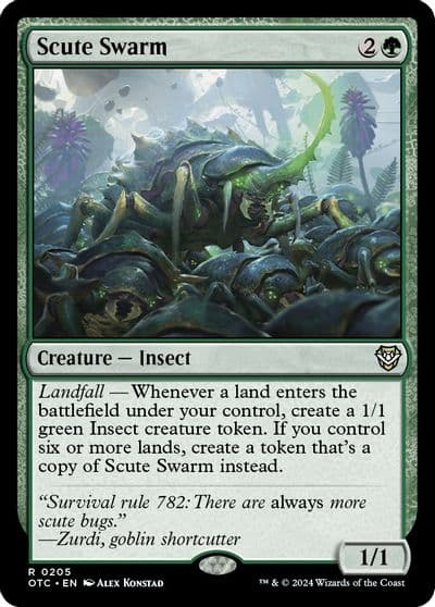 Scute Swarm Commander: Outlaws of Thunder Junction Magic card