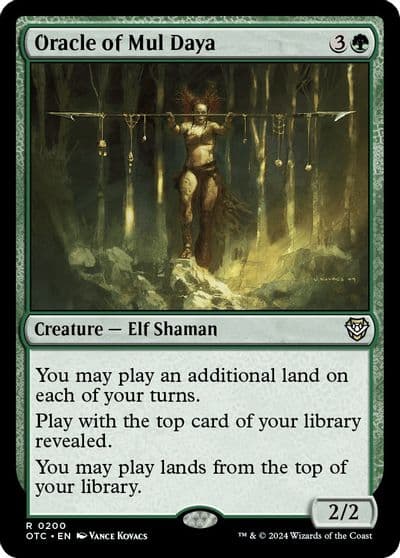 Oracle of Mul Daya Commander: Outlaws of Thunder Junction Magic card
