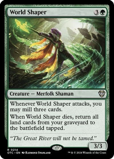 World Shaper Commander: Outlaws of Thunder Junction Magic card