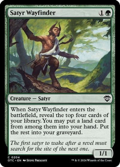 Satyr Wayfinder Commander: Outlaws of Thunder Junction Magic card