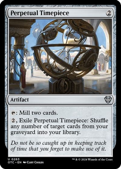 Perpetual Timepiece Commander: Outlaws of Thunder Junction Magic card