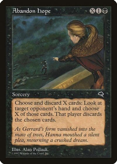 Abandon Hope Tempest Magic card
