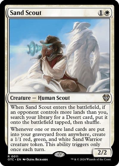 Sand Scout Commander: Outlaws of Thunder Junction Magic card