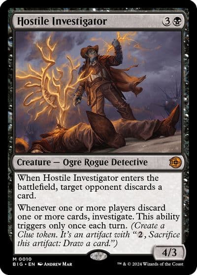 Hostile Investigator Outlaws of Thunder Junction: The Big Score Magic card