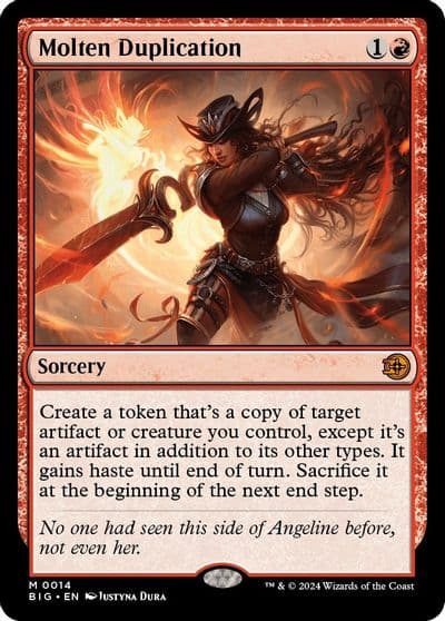 Molten Duplication Outlaws of Thunder Junction: The Big Score Magic card