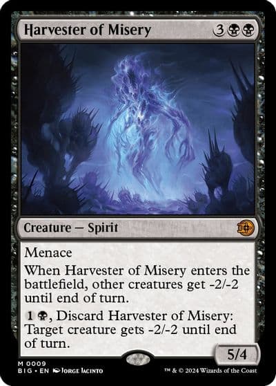Harvester of Misery Outlaws of Thunder Junction: The Big Score Magic card