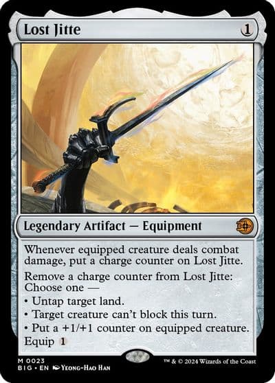 Lost Jitte Outlaws of Thunder Junction: The Big Score Magic card