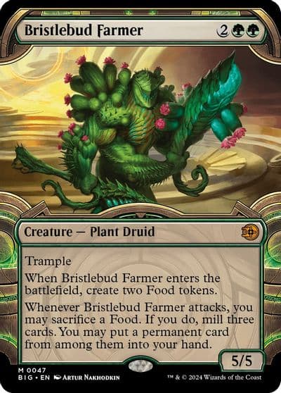 Bristlebud Farmer Showcase Outlaws of Thunder Junction: The Big Score Magic card