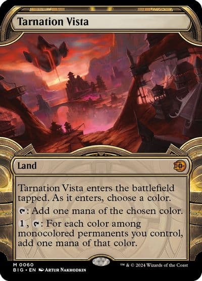Tarnation Vista Showcase Outlaws of Thunder Junction: The Big Score Magic card