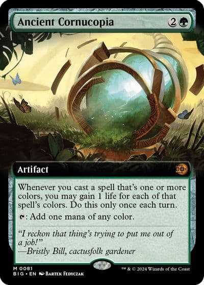 Ancient Cornucopia Extended Art Outlaws of Thunder Junction: The Big Score Magic card