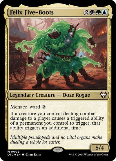 Felix Five Boots Commander: Outlaws of Thunder Junction Magic card