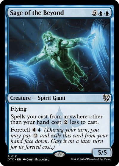 Sage of the Beyond Commander: Outlaws of Thunder Junction Magic card