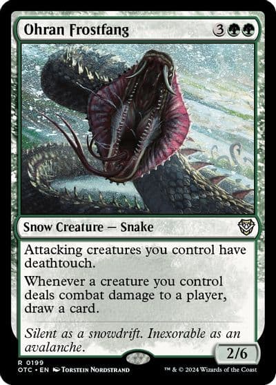 Ohran Frostfang Commander: Outlaws of Thunder Junction Magic card