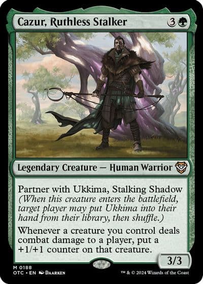 Cazur Ruthless Stalker Commander: Outlaws of Thunder Junction Magic card