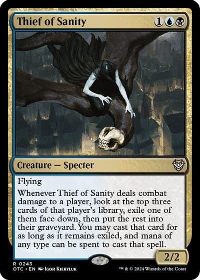 Thief of Sanity Commander: Outlaws of Thunder Junction Magic card