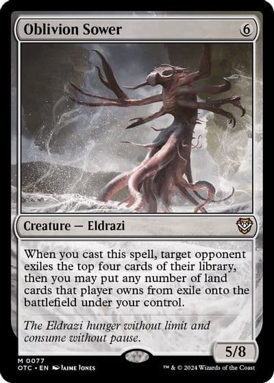 Oblivion Sower Commander: Outlaws of Thunder Junction Magic card