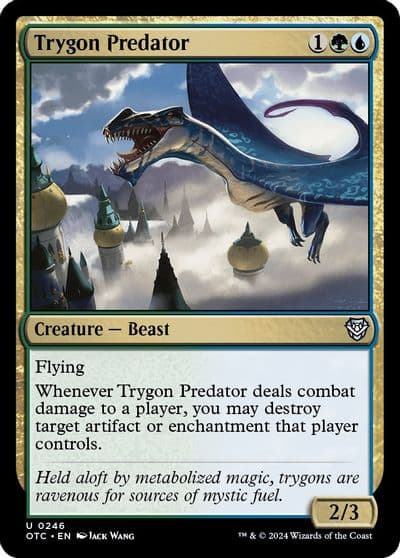 Trygon Predator Commander: Outlaws of Thunder Junction Magic card