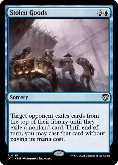 Stolen Goods Commander: Outlaws of Thunder Junction Magic card