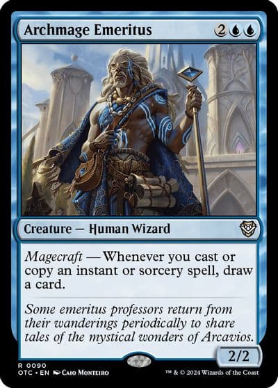 Archmage Emeritus Commander: Outlaws of Thunder Junction Magic card
