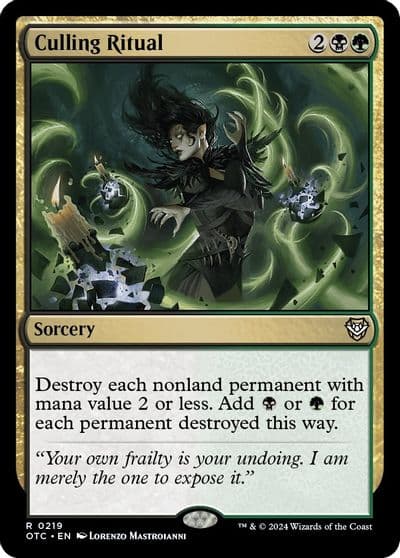 Culling Ritual Commander: Outlaws of Thunder Junction Magic card