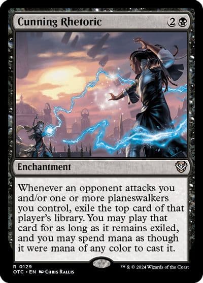 Cunning Rhetoric Commander: Outlaws of Thunder Junction Magic card
