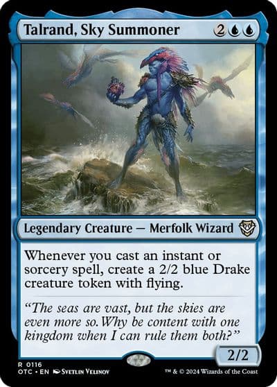 Talrand Sky Summoner Commander: Outlaws of Thunder Junction Magic card