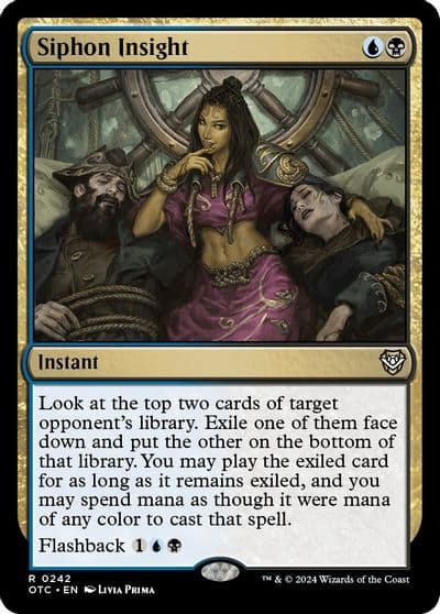 Siphon Insight Commander: Outlaws of Thunder Junction Magic card