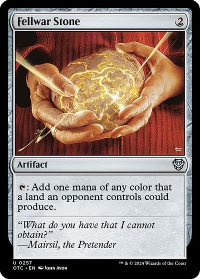 Fellwar Stone Commander: Outlaws of Thunder Junction Magic card