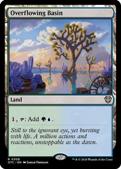Overflowing Basin Commander: Outlaws of Thunder Junction Magic card
