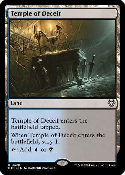 Temple of Deceit Commander: Outlaws of Thunder Junction Magic card
