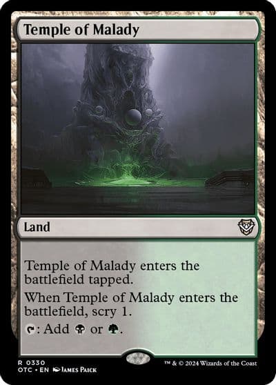 Temple of Malady Commander: Outlaws of Thunder Junction Magic card