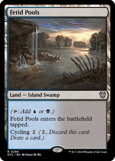 Fetid Pools Commander: Outlaws of Thunder Junction Magic card